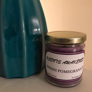1 6 OZ 100% Soy Pomegranate Cider Candle